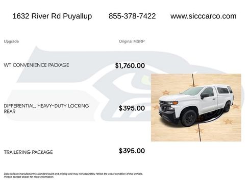 Used 2019 Chevrolet Silverado 1500 W/T w/ WT Convenience Package image 4