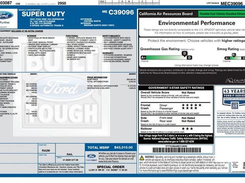 Used 2021 Ford F250 XL w/ Power Equipment Group AWD/4WD image 8