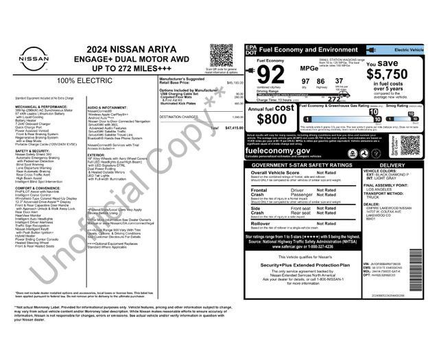 Certified 2024 Nissan Ariya AWD image 6