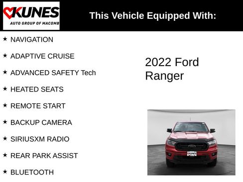 Used 2022 Ford Ranger Lariat w/ Equipment Group 501A High AWD/4WD image 3