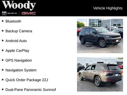 Used 2022 Jeep Grand Cherokee Trailhawk AWD/4WD image 3