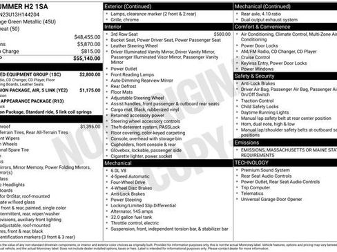 Used 2003 HUMMER H2 w/ Preferred Equipment Group image 7