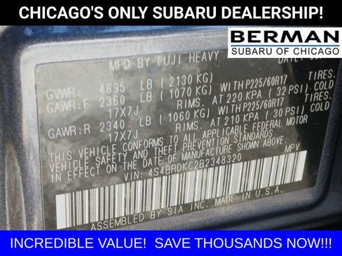 Used 2011 Subaru Outback 3.6R Limited w/ PWR Moonroof Pkg image 18