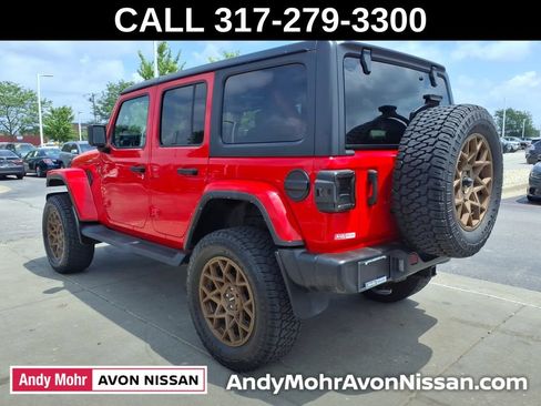 Used 2021 Jeep Wrangler Unlimited Sahara w/ Uconnect 4C Nav & Sound Group AWD/4WD image 6