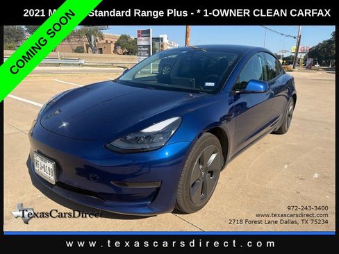 Used 2021 Tesla Model 3 Standard Range Plus RWD image 1