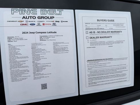 Used 2024 Jeep Compass Latitude AWD/4WD image 25