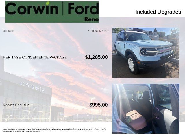 Certified 2024 Ford Bronco Sport Heritage w/ Heritage Convenience Package AWD/4WD image 3