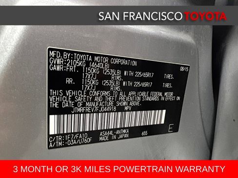 Used 2015 Toyota RAV4 XLE image 39