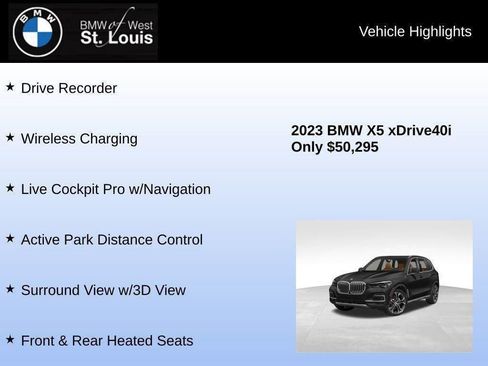 Used 2023 BMW X5 xDrive40i w/ Premium Package image 86