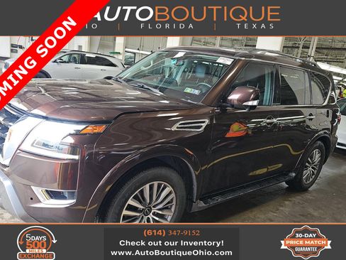 Used 2022 Nissan Armada SL w/ Captain's Chairs Package RWD image 1