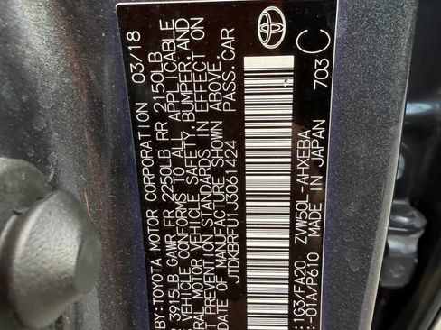Used 2018 Toyota Prius Two w/ Prius Two Safety Plus Package FWD image 30
