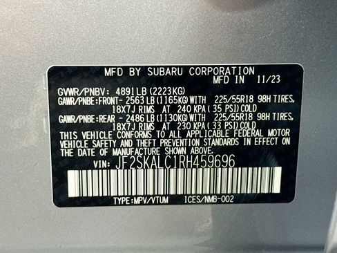 Certified 2024 Subaru Forester Limited AWD/4WD image 31
