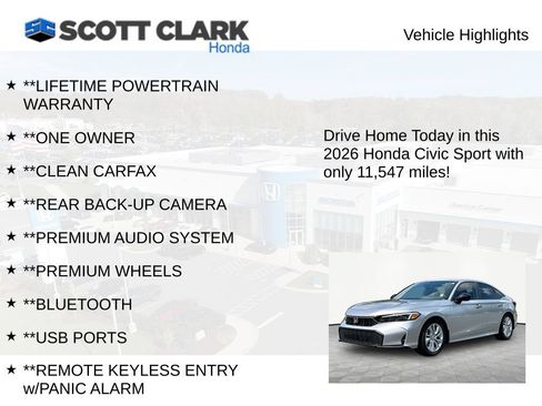 Used 2026 Honda Civic Sport image 11