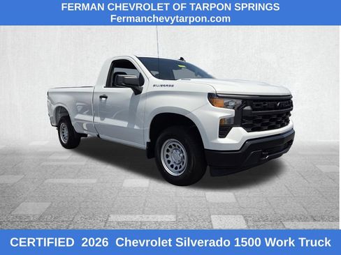 Certified 2026 Chevrolet Silverado 1500 W/T w/ WT Value Package RWD image 1