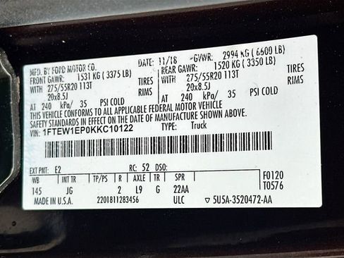 Used 2019 Ford F150 XL w/ Equipment Group 101A Mid AWD/4WD image 33