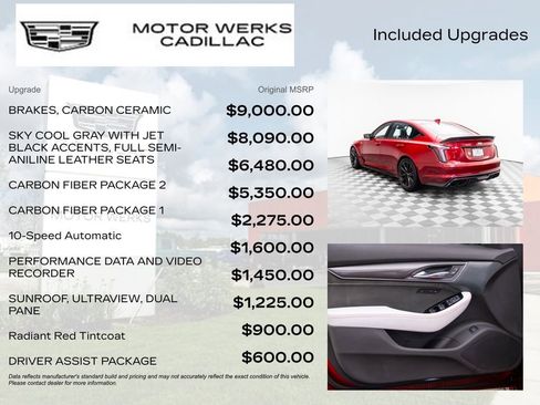 Used 2023 Cadillac CT5 V Blackwing w/ Carbon Fiber Package 2 RWD image 9