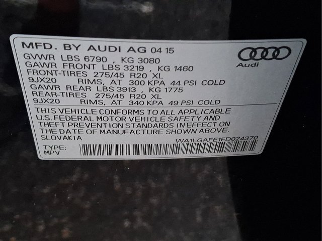 Used 2015 Audi Q7 3.0T Premium Plus w/ Premium Plus Package AWD/4WD image 26