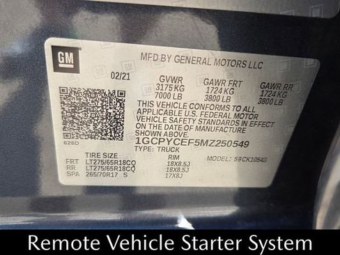 Used 2021 Chevrolet Silverado 1500 Custom Trail Boss image 23