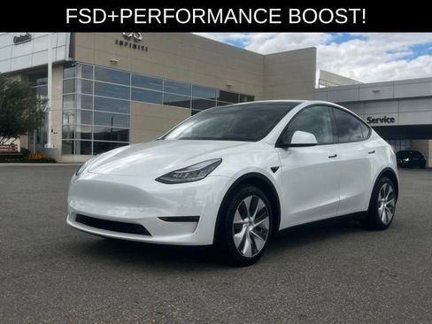 Used 2021 Tesla Model Y Long Range AWD/4WD image 1