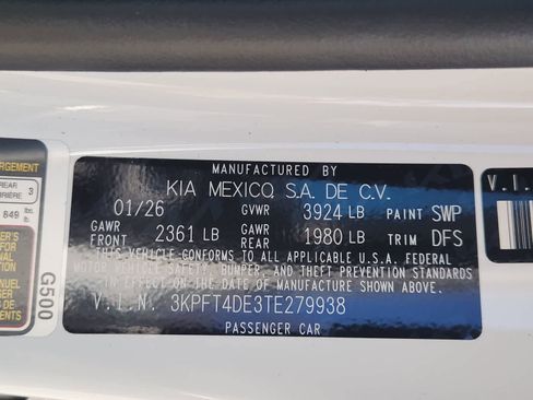 New 2026 Kia K4 LXS image 25