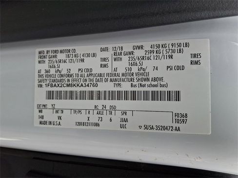 Used 2019 Ford Transit 350 XL image 25