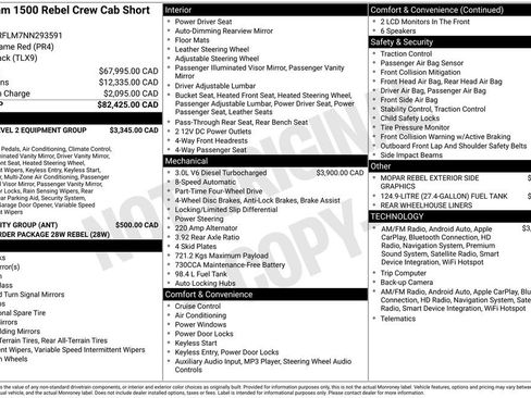 Used 2022 RAM 1500 Rebel w/ Rebel Level 2 Equipment Group image 13