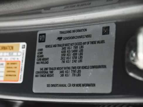 Used 2022 Chevrolet Tahoe LS w/ Driver Alert Package AWD/4WD image 13