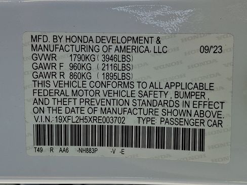 Certified 2024 Honda Civic LX image 27