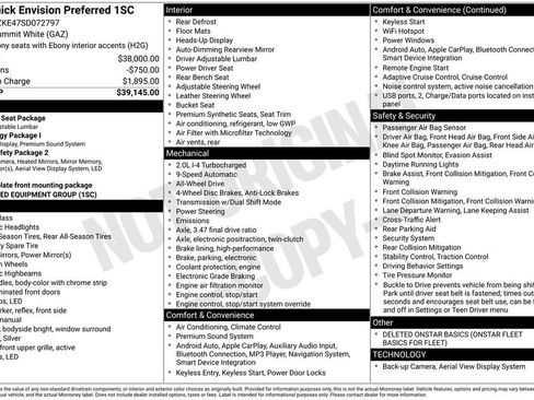 Used 2025 Buick Envision Preferred image 2