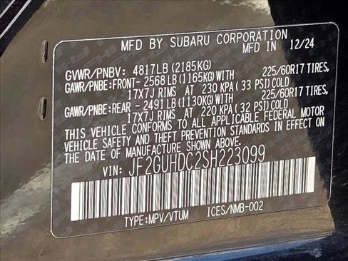 Used 2025 Subaru Crosstrek 2.0i Premium image 15