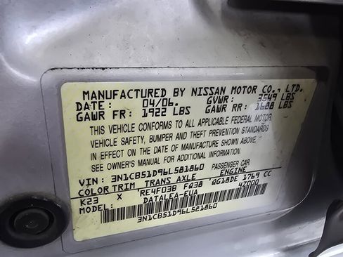 Used 2006 Nissan Sentra 1.8 S image 26