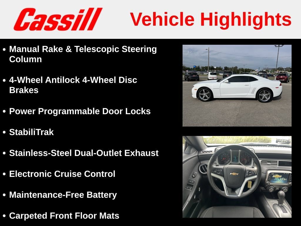 Used 2015 Chevrolet Camaro LT RWD image 13