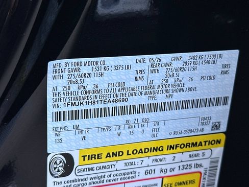 New 2026 Ford Expedition Max Active RWD image 28