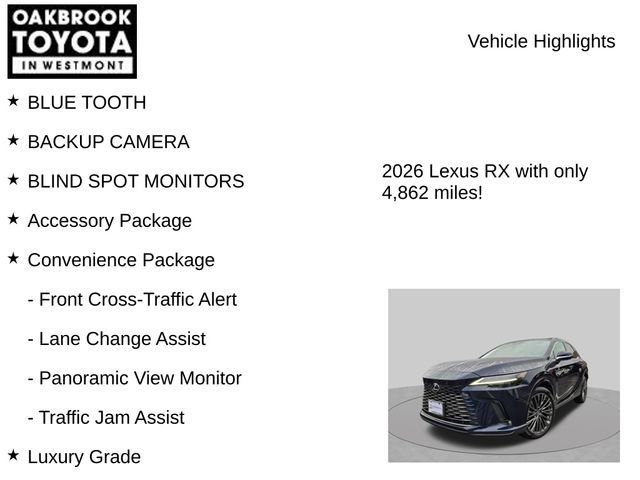 Used 2026 Lexus RX 350 AWD w/ Convenience Package image 5