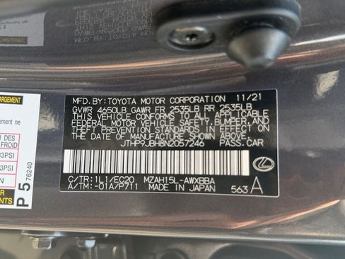 Used 2022 Lexus UX 250h w/ Premium Package AWD/4WD image 36