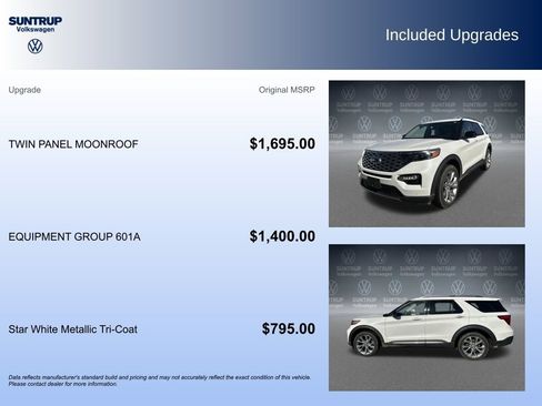 Used 2022 Ford Explorer Platinum w/ Equipment Group 601A image 2