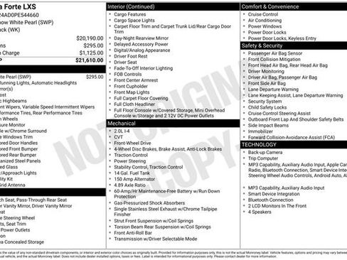 Used 2023 Kia Forte LXS FWD image 5