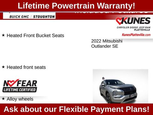 Used 2022 Mitsubishi Outlander SE AWD/4WD image 4