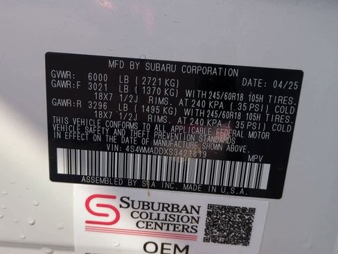 Certified 2025 Subaru Ascent Premium w/ Premium Package image 35