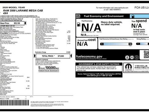 Used 2020 RAM 3500 Laramie image 55