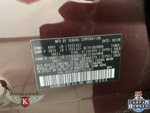 Used 2026 Subaru Forester Limited AWD/4WD image 28