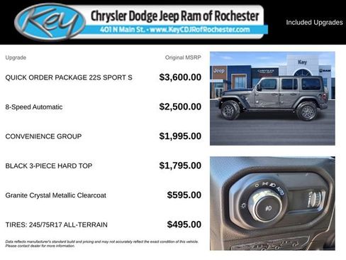 New 2025 Jeep Wrangler Sport S image 3