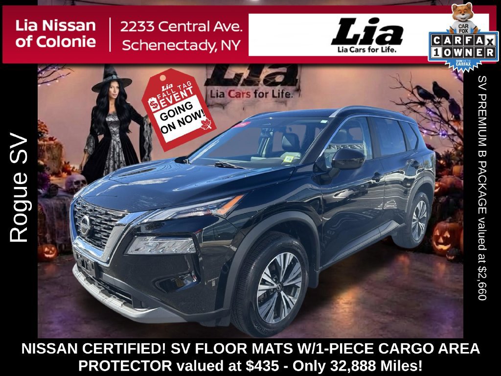 Certified 2023 Nissan Rogue SV w/ SV Premium B Package AWD/4WD image 1