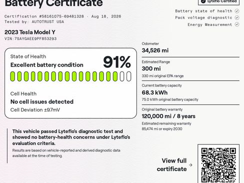 Used 2023 Tesla Model Y Long Range AWD/4WD image 3