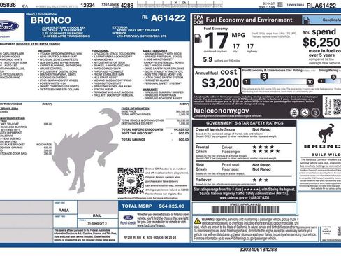 Used 2024 Ford Bronco Wildtrak AWD/4WD image 4