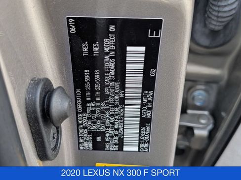 Used 2020 Lexus NX 300 F Sport w/ F Sport Premium Package FWD image 36