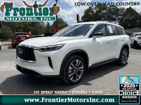 Used 2023 INFINITI QX60 Luxe w/ Cargo Package FWD image 1