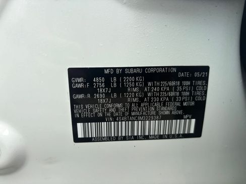 Certified 2021 Subaru Outback Limited AWD/4WD image 17