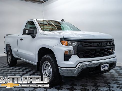 Used 2024 Chevrolet Silverado 1500 W/T w/ WT Value Package AWD/4WD image 1