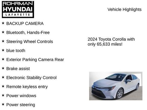 Used 2024 Toyota Corolla LE image 7